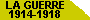 signet "la guerre 1914-1918"